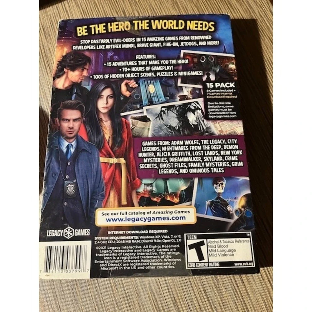 Super‎ Villains Hidden Object Game PC Game New
